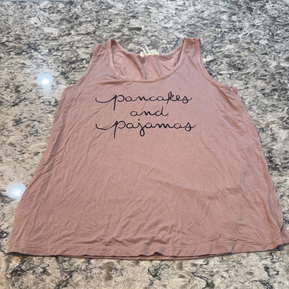 Soma | Loungewear Rayon Blend Pajama Tank Top in Pink Size S Small - Picture 2 of 10